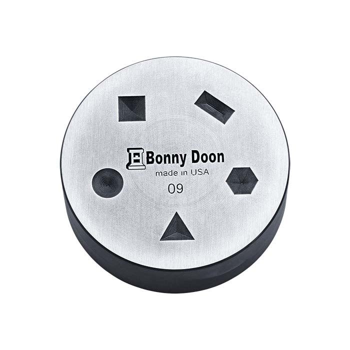 Bonny Doon Mini Coining Die Shot Plate, Combo #9 (Geometric Studs)