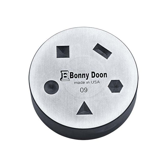 Bonny Doon Mini Coining Die Shot Plate, Combo #9 (Geometriske Nitter)