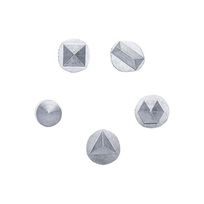 Bonny Doon Mini Coining Die Shot Plate, Combo #9 (Geometric Studs)