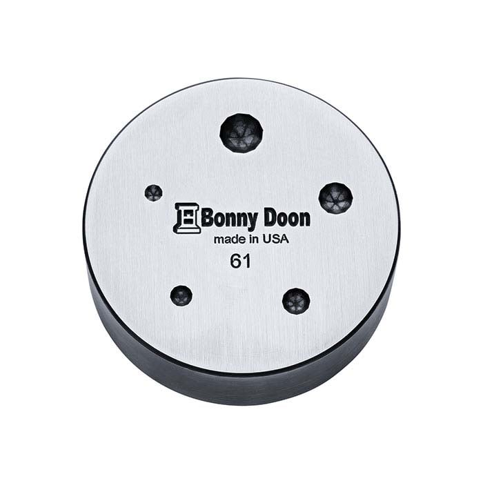 Bonny Doon Mini Coining Die Shot Plate, Graduated #61 (Round Rose-Cut)