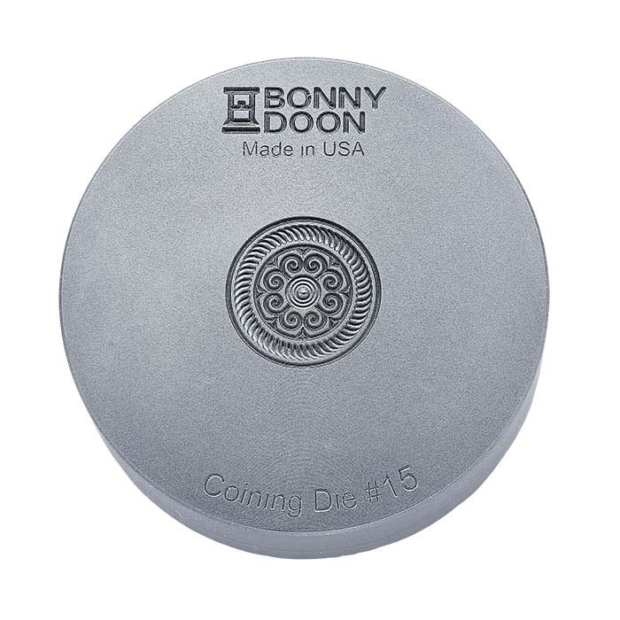 Bonny Doon Münzprägestempel Nr. 15 (Zopf und Schriftrolle)