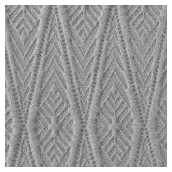 Metal Clay Texture Tile, Bohemian Rug