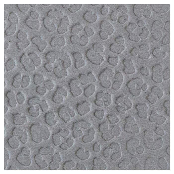 Metal Clay Texture Tile, Leopard Print