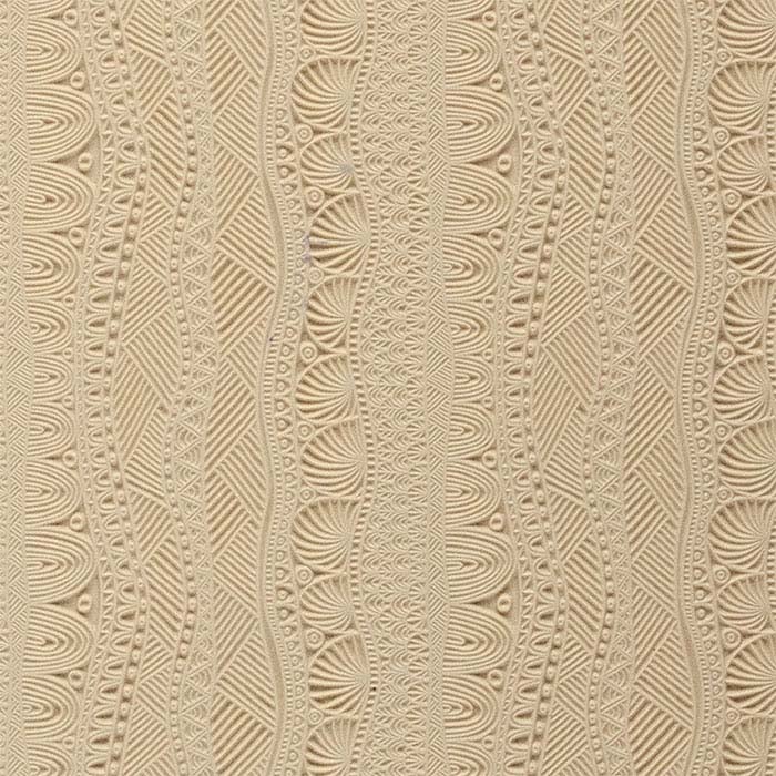 Metal Clay Texture Mega Tile, Borders Silhouette
