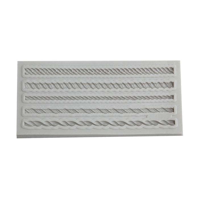 Metal Clay Braided Rope Mold