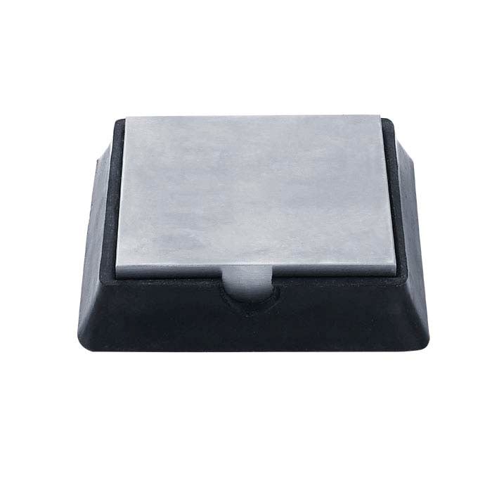 Rubber and Steel Combination Bench Block, 98.42mm x 98.42 mm