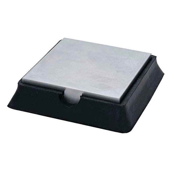 Rubber and Steel Combination Bench Block, 98.42mm x 98.42 mm