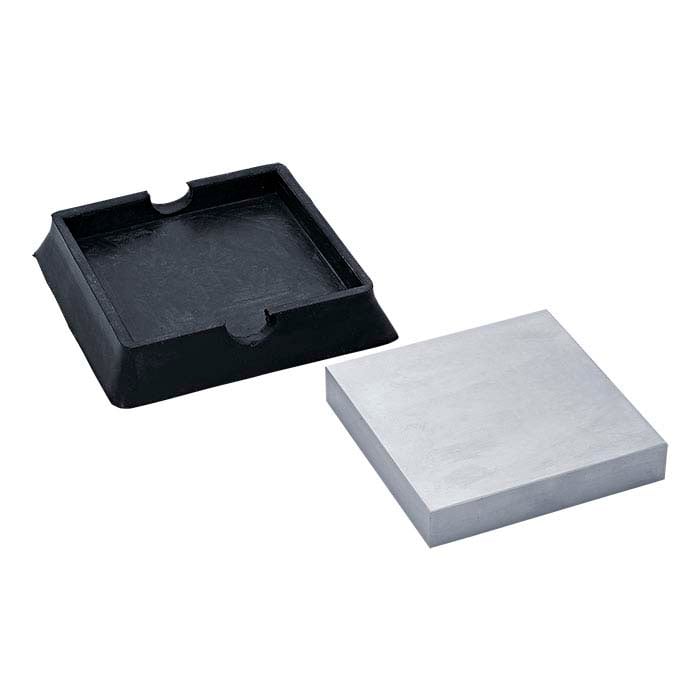 Rubber and Steel Combination Bench Block, 98.42mm x 98.42 mm