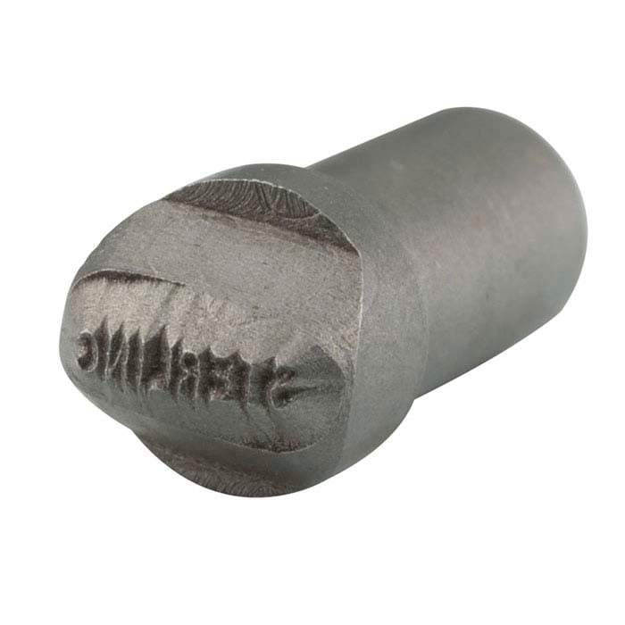 Sterling Stamp for Nickel-Plated Marking Pliers, Domed, 0.79mm Character