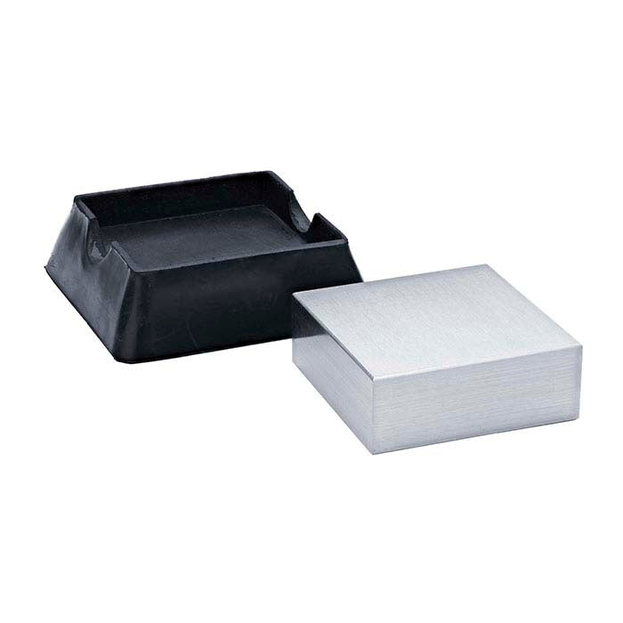 Rubber and Steel Combination Bench Block, 63.5mm x 63.5 mm