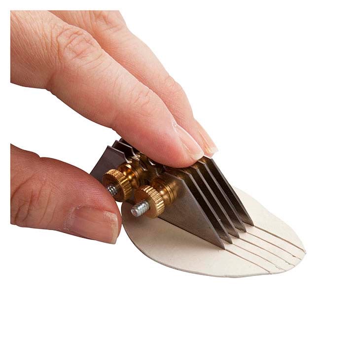 Adjustable-Blade Strip-Cutting Tool for Metal Clay