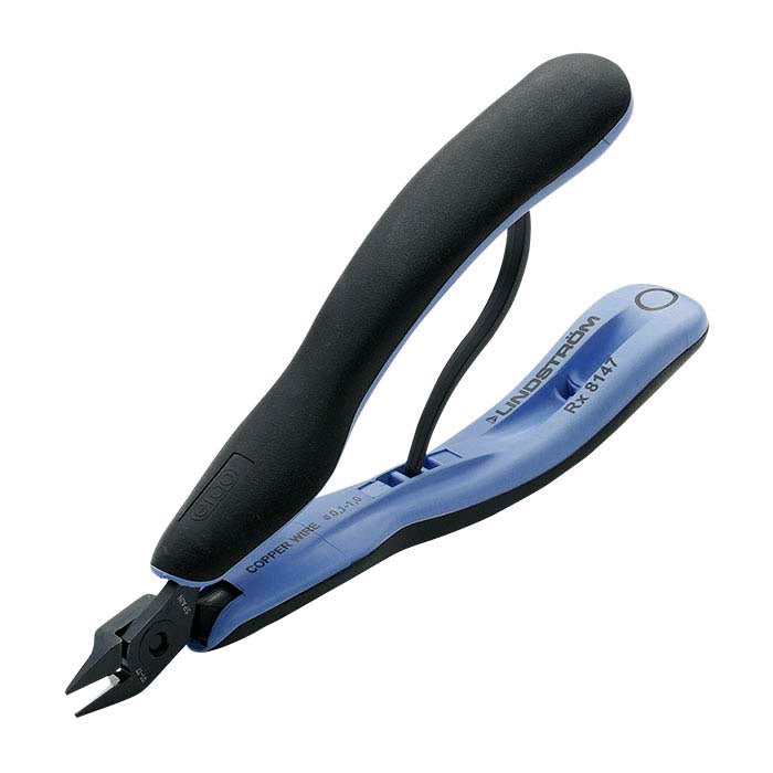Lindstrom ERGO™ RX8147 Tapered Diagonal Flush Cutters