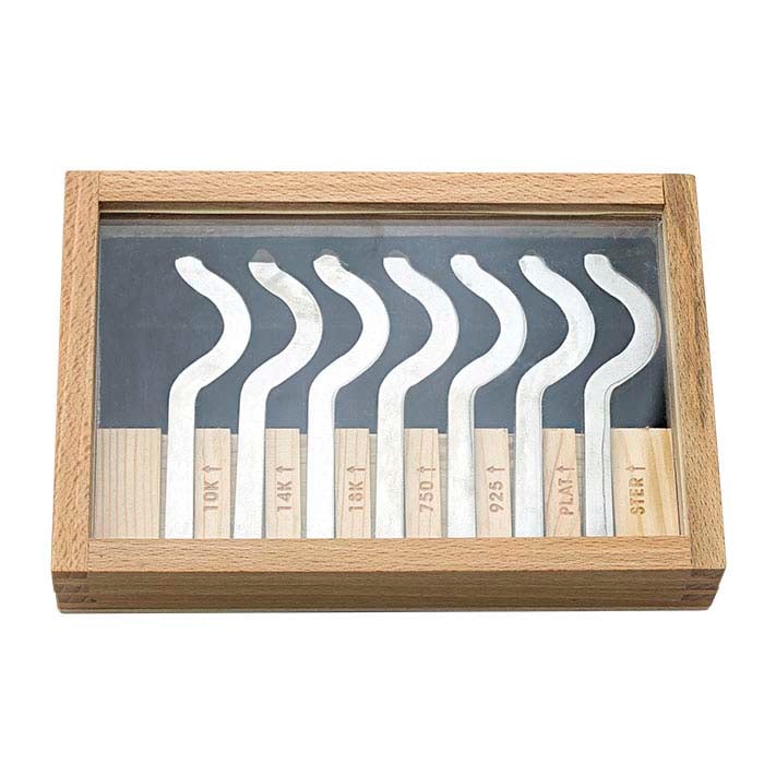 Marking Stamp Set, Bent Shank, 1mm Characters