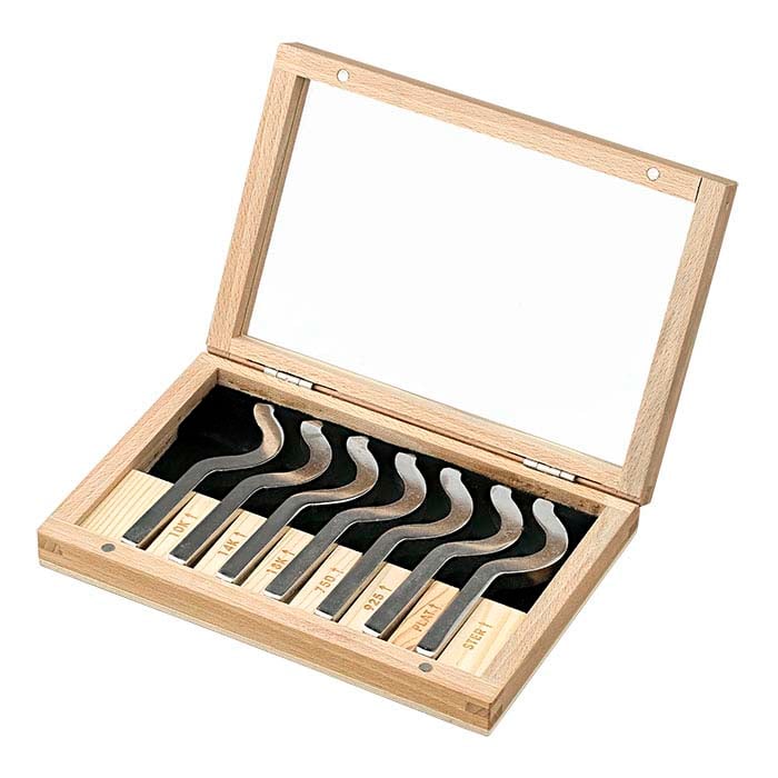 Marking Stamp Set, Bent Shank, 1mm Characters