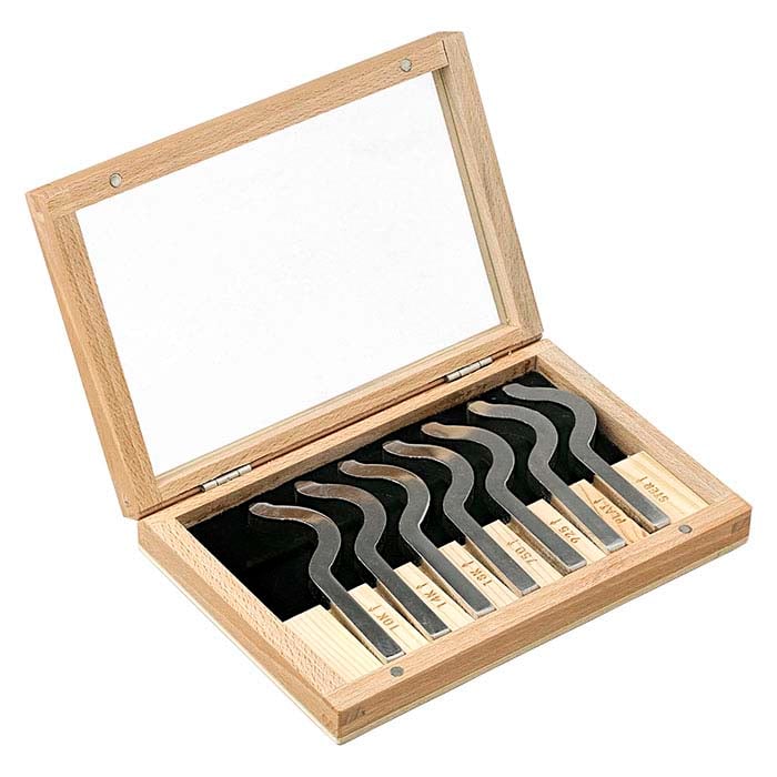 Marking Stamp Set, Bent Shank, 1mm Characters