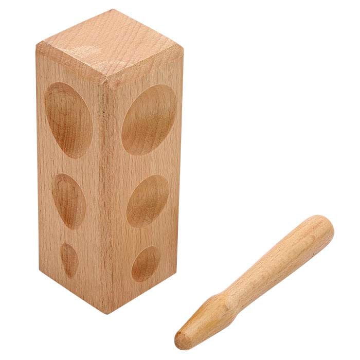 Wood Multi-Shape Dapping Block