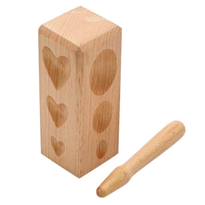 Wood Multi-Shape Dapping Block