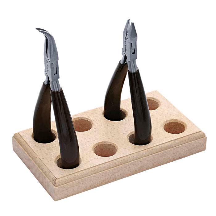 Solid Wood Large-Plier Rack for 4-Pair