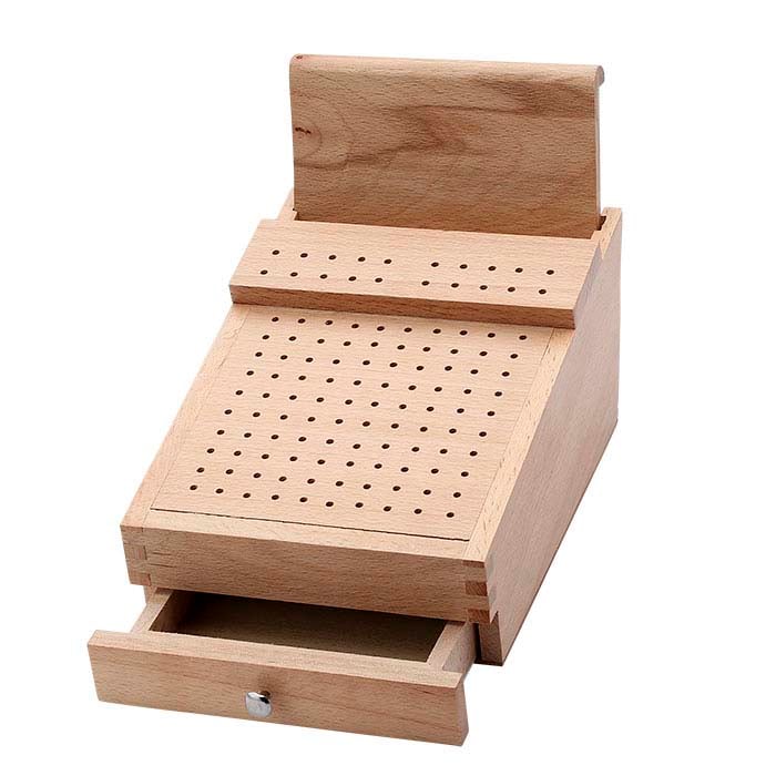 Holzbohrer- und Zangen-Organizer, 120 Löcher