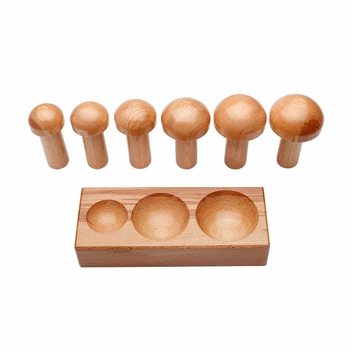 Wood Block and Mushroom Forming Set
