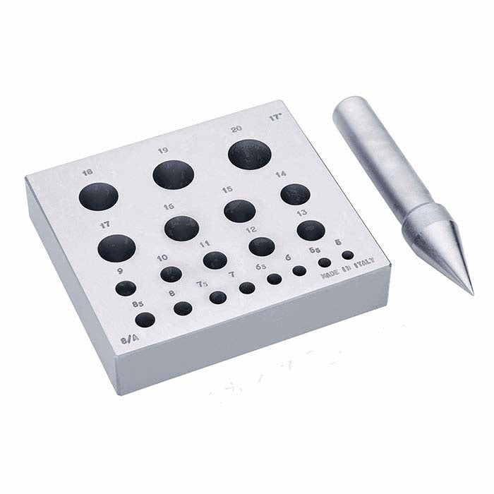 Bezel Forming Block with Punch Round