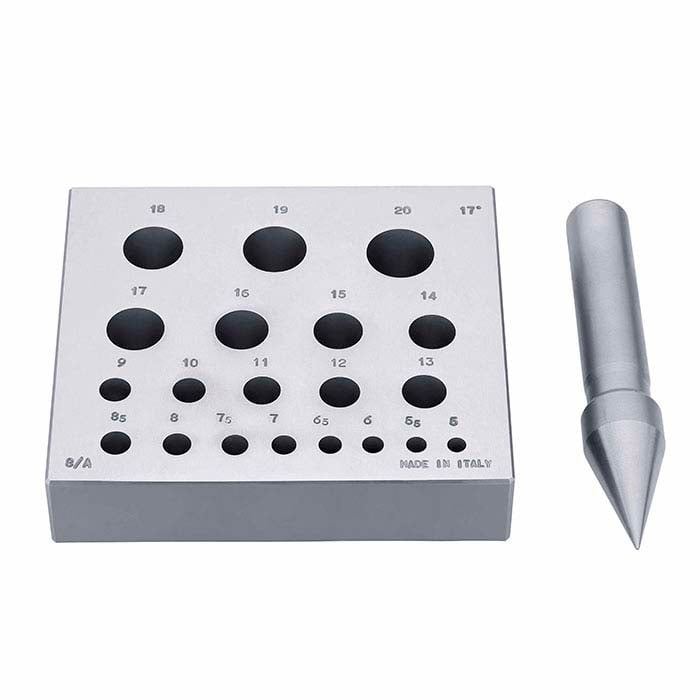 Bezel Forming Block with Punch Round