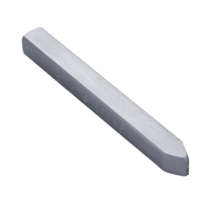 Marking Stamp, "Sterling" (Script), Straight Shank, 1mm