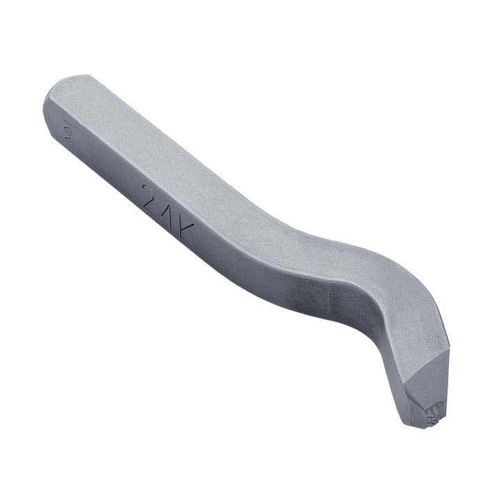 Marking Stamp, "24K," Bent Shank, 1mm