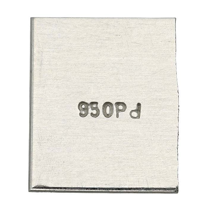 Marking Stamp "950 Pd", Straight Shank, 1mm Character