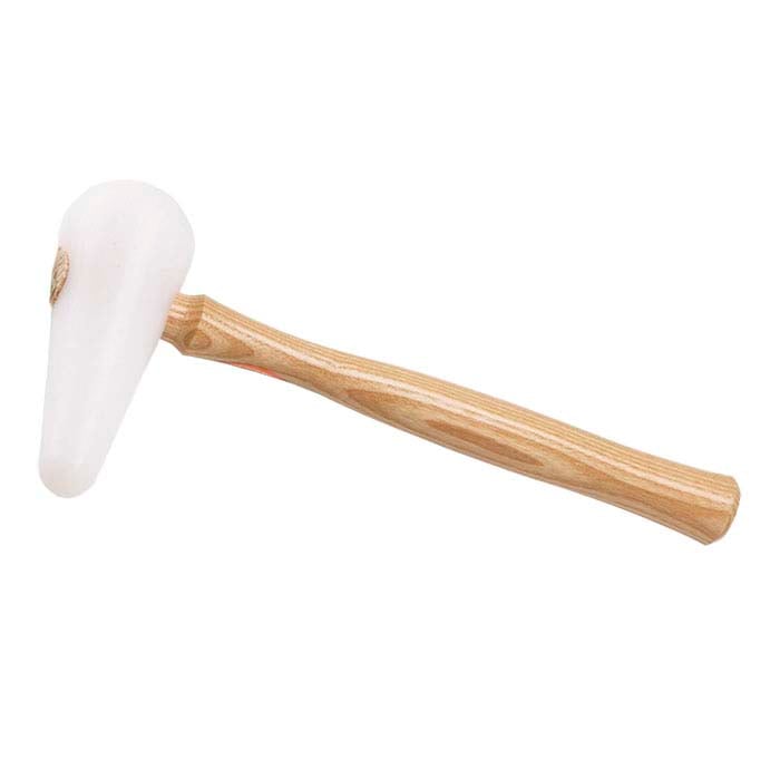 Pear-Shaped Plastic-Head Mallet, 0.21 kg.