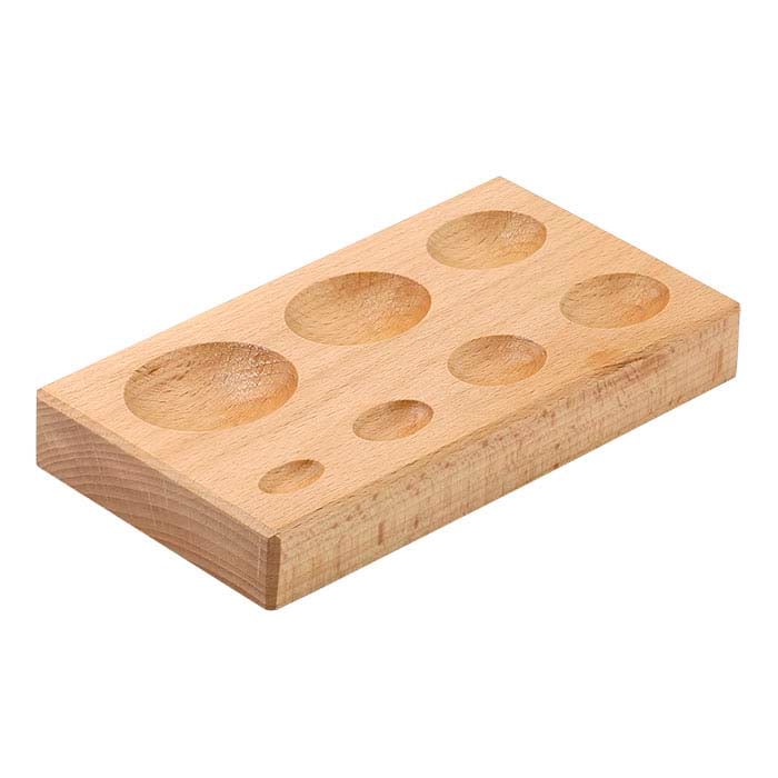 Wood Dapping Block, Oval