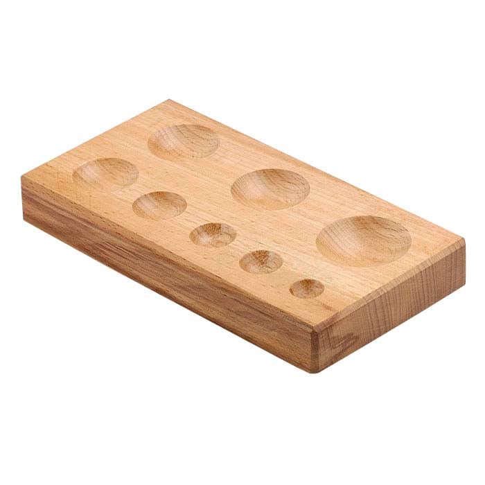 Wood Dapping Block Round