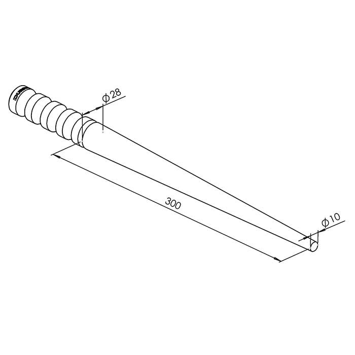 Durston Hardened Ring Mandrel, 406.4 mm