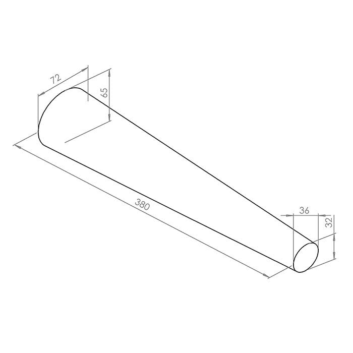 Durston Cast Iron Oval Bracelet Mandrel