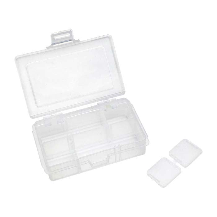 Plastic 6-Compartment Organizer Box