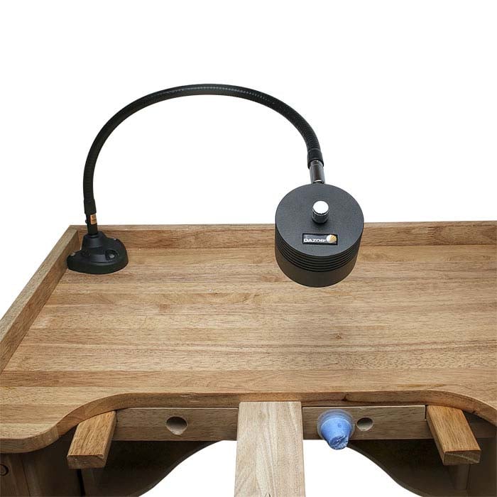 Lampa warsztatowa Dazor® EcoFlex II z 7 diodami LED, zaciskowa