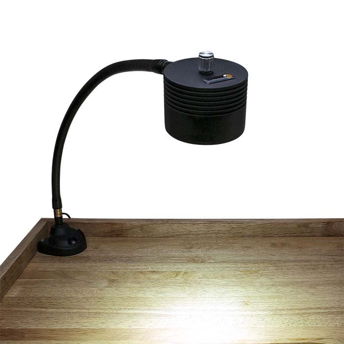 Lampa warsztatowa Dazor® EcoFlex II z 7 diodami LED, zaciskowa