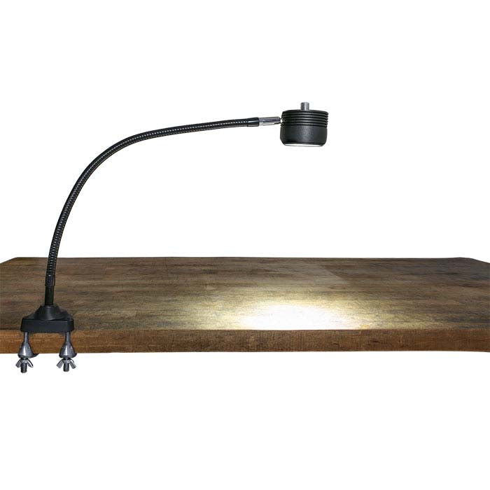 Lampa warsztatowa Dazor® EcoFlex II z 7 diodami LED, zaciskowa