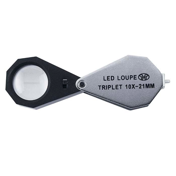 10X Triplet Loupe with LED Lights