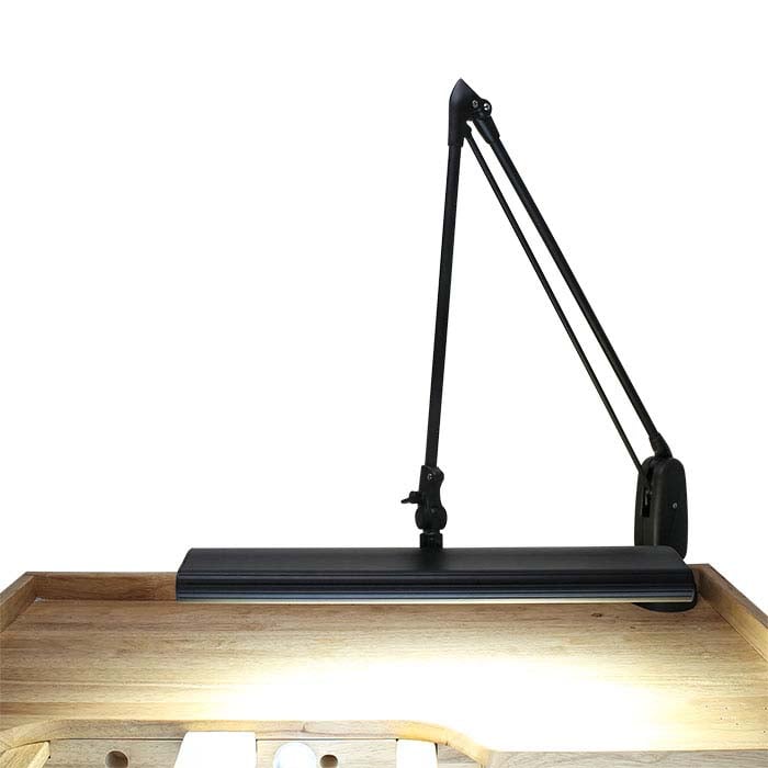 Dazor® Three-Bulb Fluorescent Lamp, Black