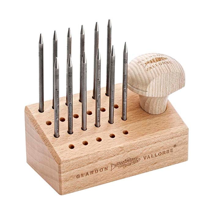 Glardon Vallorbe® Beading Tool & Holder Set, 12-Piece