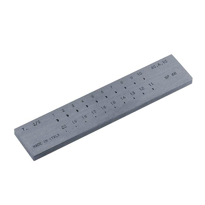 Hardened Tool Steel Half-Round Drawplate