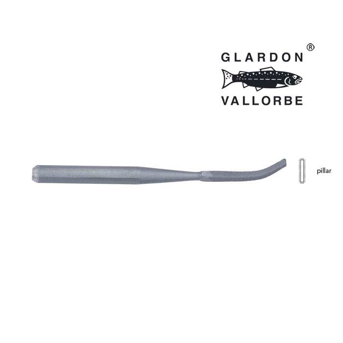 Glardon Vallorbe® Micro-Motor Bent Pillar File, #4