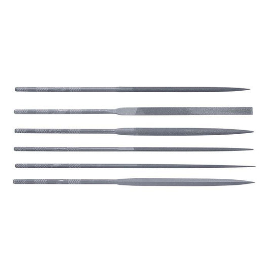 Glardon Vallorbe® Needle File Set, #2, Set of 6