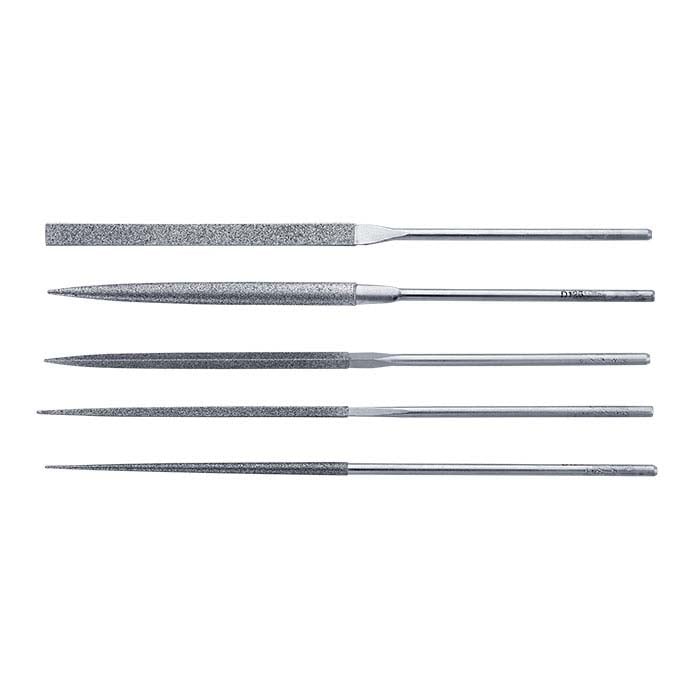 Glardon Vallorbe® Diamond Needle File Set, 126 Mesh, Set of 5
