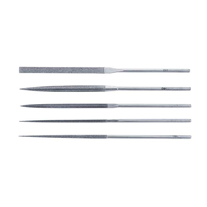 Glardon Vallorbe® Diamond Needle File Set, 91 Mesh, Set of 5