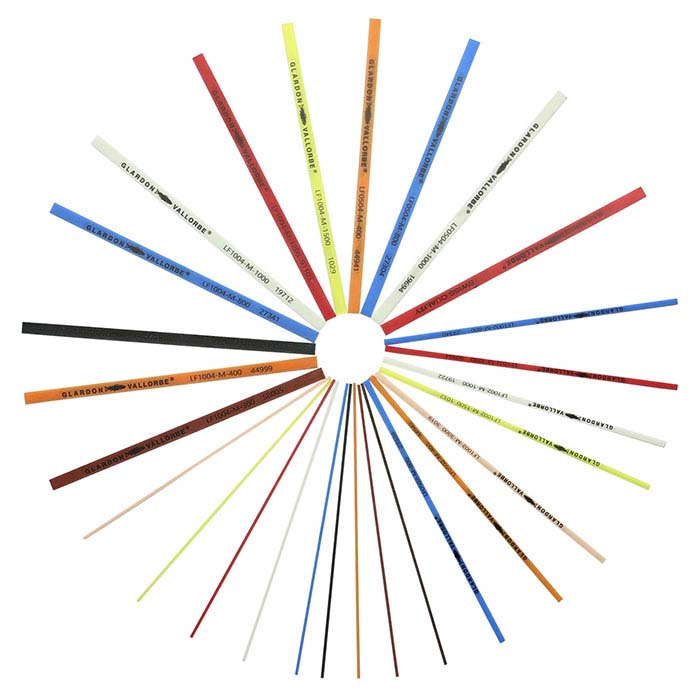 Glardon Vallorbe® Ceramic Fiber Round File, 800-Grit
