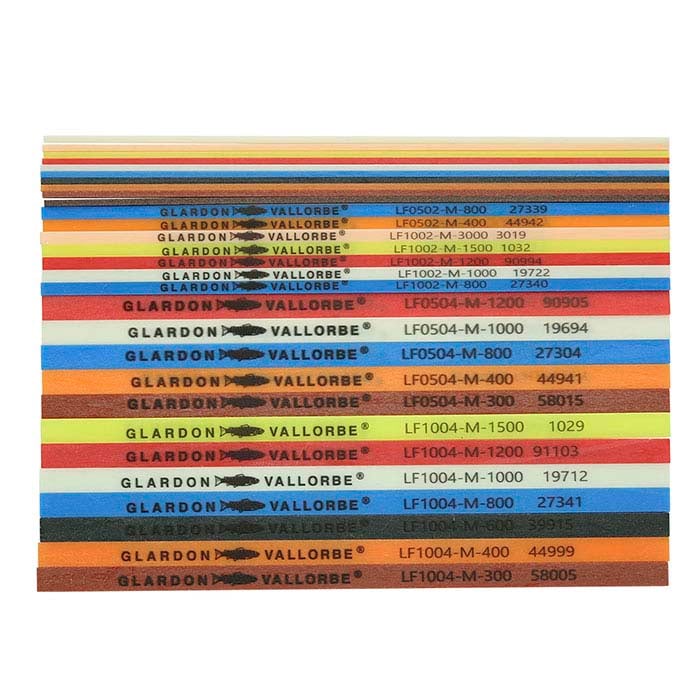 Glardon Vallorbe® Ceramic Fiber Round File, 1,200-Grit
