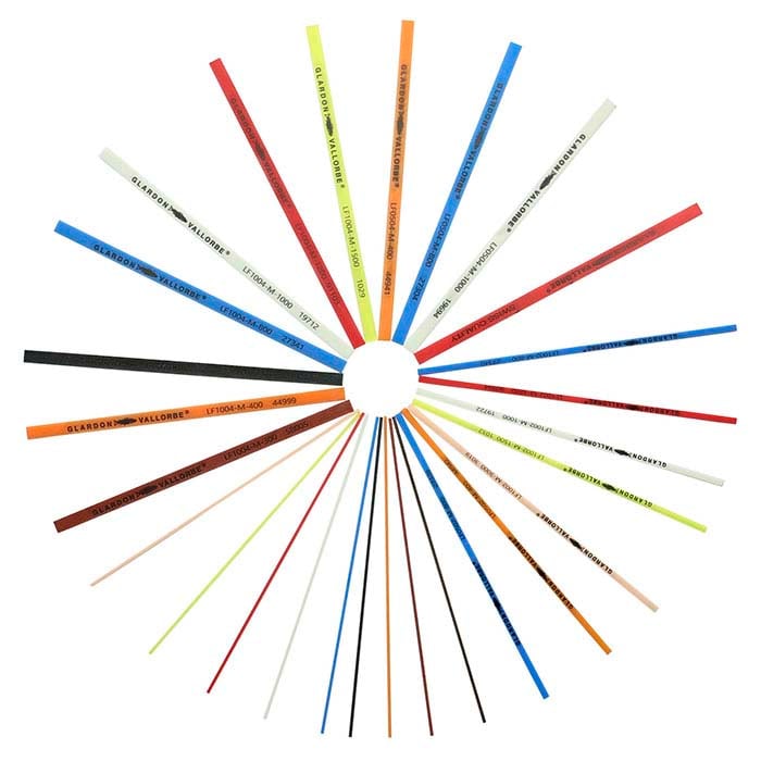 Glardon Vallorbe® Ceramic Fiber Round File, 1,200-Grit