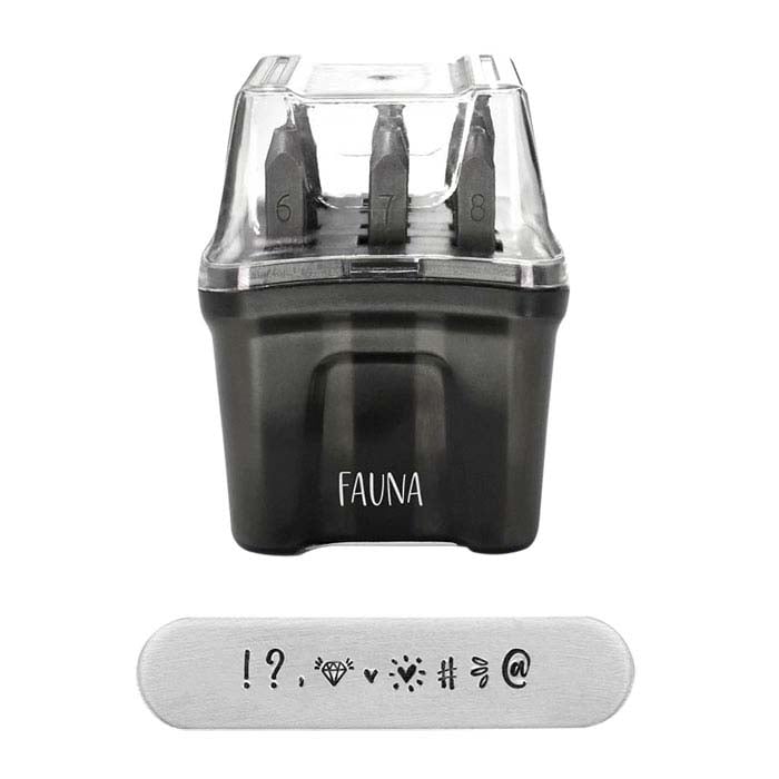 ImpressArt® Jeweler's Fauna Design Stamp, 6mm Character